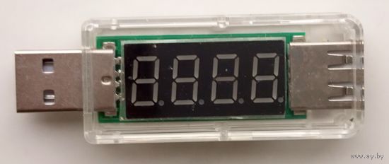 USB-тестер, с индикацией напряжения и тока заряда