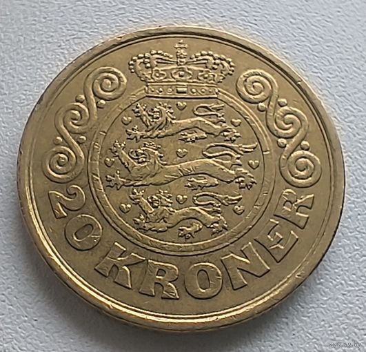 Дания 20 крон, 1990  3-11-7