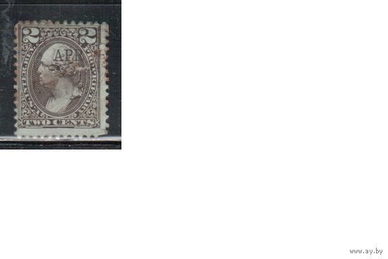 США-1875(Скотт. RВ12) , гаш. , REVENUE, Служебные марки, Proprietary, Президенты(2)