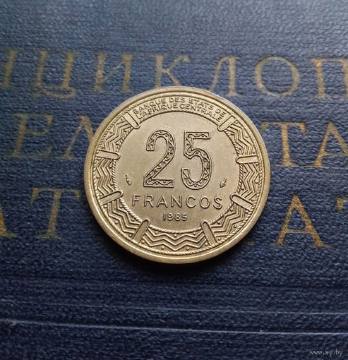 25 франков 1985 Экваториальная Гвинея #01 UNC