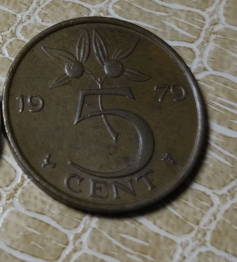 Нидерланды. 5 центов 1979