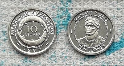 Сьерра-Леоне 10 центов 1996 года, UNC.