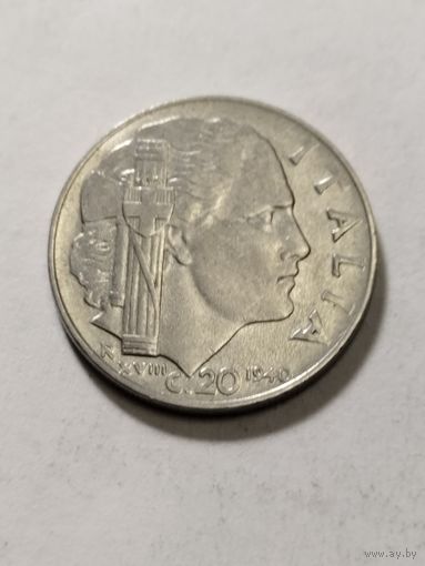 Италия 20 сентизим 1940