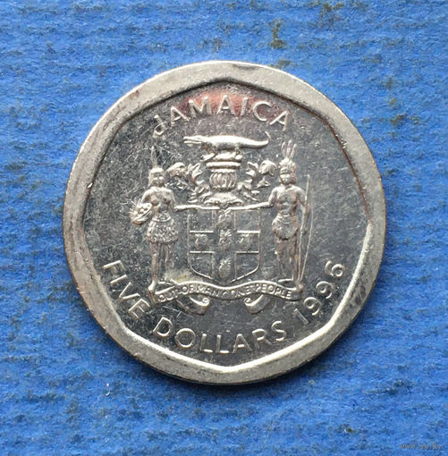 Ямайка 5 долларов 1996