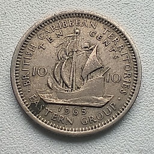 Восточные Карибы 10 центов, 1965  5-1-16
