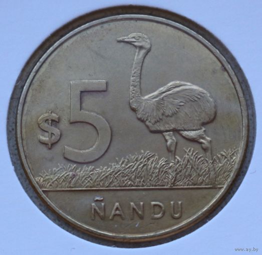 Уругвай 5 песо 2011 год, AU