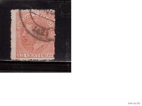 Испания-1882 (Мих.186) гаш. ,  Стандарт, Король Альфонс