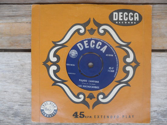 Миньон - Los Machucambos - Decca, India