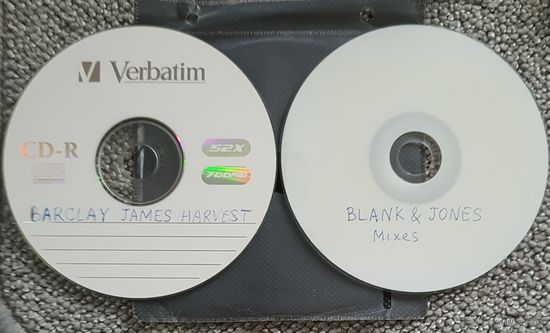 CD MP3 BARCLAY JAMES HARVEST - Selected albums (progressive/art-rock), BLANK & JONES - Mixes (Trance) - 2 CD