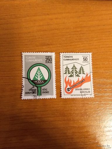 1977 Турция флора полная серия (3-3)