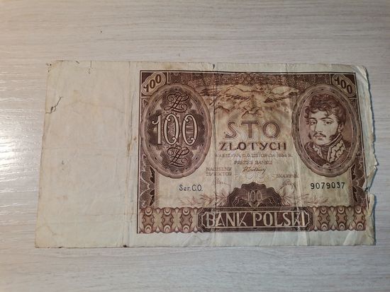 100 злотых 1934 года, Польша.