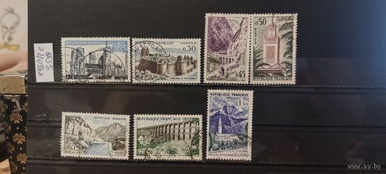 РАСПРОДАЖА ФРАНЦИЯ 1960г. Полная серия. Гаш.