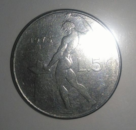 50 лир 1976 Италия