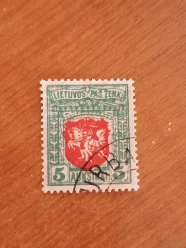 1919 Литва Мих 49 герб Погоня (3-13)