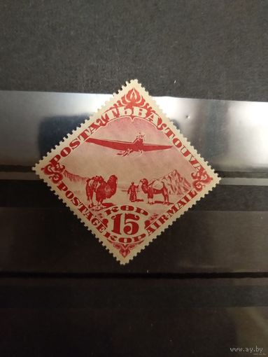 1934 Тува Загорский 50 чистая клей лёгкая наклейка авиация самолет фауна (3-2)