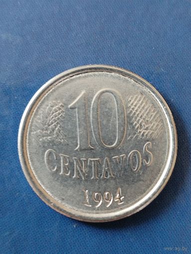 Бразилия 10 сентаво 1994