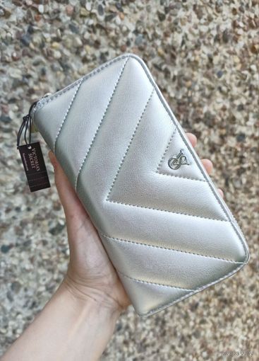 Кошелек Victoria's Secret Large Wallet with Zip Silver