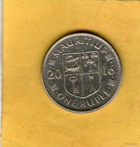 Маврикий 1 рупия 2016г.