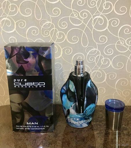 Флакон пустой Pure Custo Barcelona Man 50ml + коробка (Оригинал)