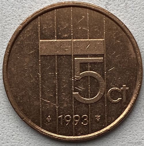 Нидерланды 5 центов 1993 г.
