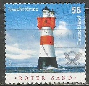 Германия. Маяк "Красный песок". 2004г. Mi#2410.