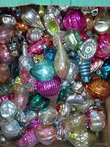 Ёлочная игрушки -  СССР . 20 штук одним лотом на выбор .