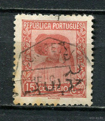Португалия - 1935 - Мореплаватель 15С - [Mi.585] - 1 марка. Гашеная.  (Лот 59Gf)-T2P24