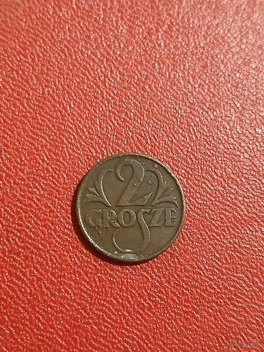 Польша, 2 гроша 1923 г.