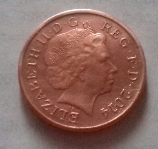 1 пенни, Великобритания 2014 г.