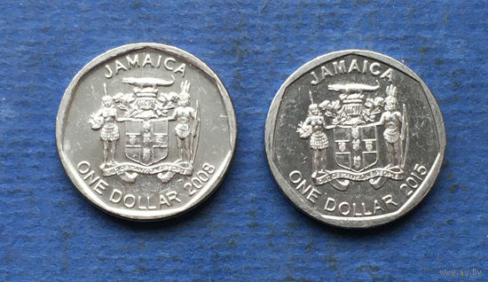 Ямайка 1 доллар 2008, 2015