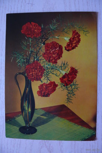 Поздравительная открытка; 1969, подписана (изд. Лейпциг, Германия).