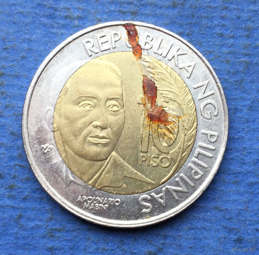 Филиппины 10 писо (песо) 2014