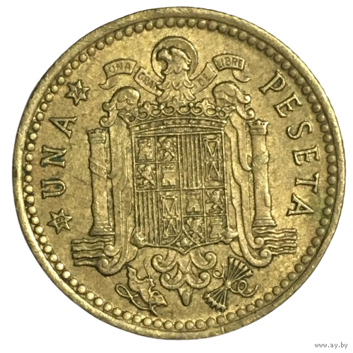 Испания 1 песета, 1966 (74)