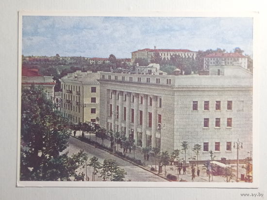 Открытка Витебск центральный универмаг 1962 год тираж всего 17000 фото Ананьиных