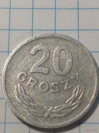 20 грошей Польша 1971 год
