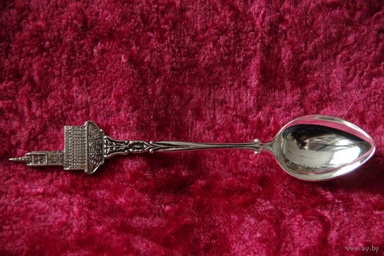 Ложка с серебрением сувенирная коллекционная  В5