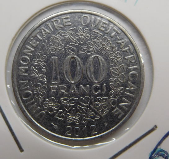 Западная Африка 100 франков 2012 г