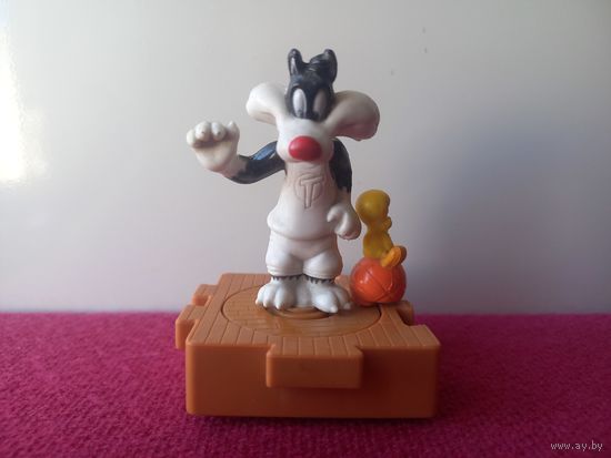 Сильвестр и твити. Фигурка. Игрушка. 1996 г.
