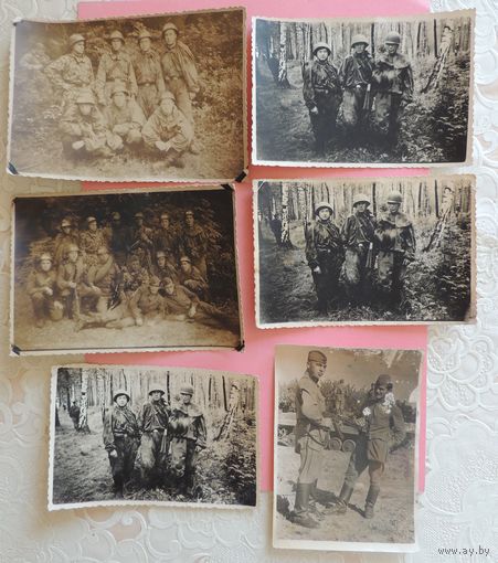 Фото "Армия. Разведка", 1960-1970-е гг., 6 шт.