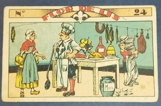 Иллюстрация к сказке. Вкладыш в шоколад. Испания. До 1917
