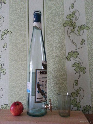 Бутыль 60см с краником, бутылка