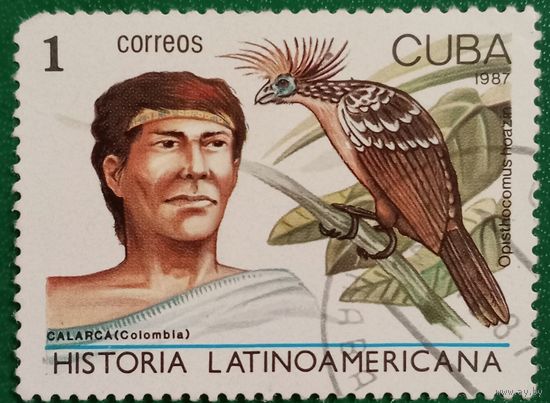 Куба 1987. Каларка коренной лидер из Колумбии
