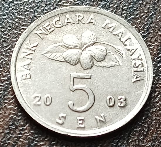 Малайзия 5 сенов, 2003    ( 1-8-4 )