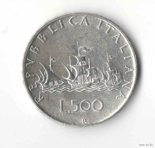 500 лир Италия. 1958