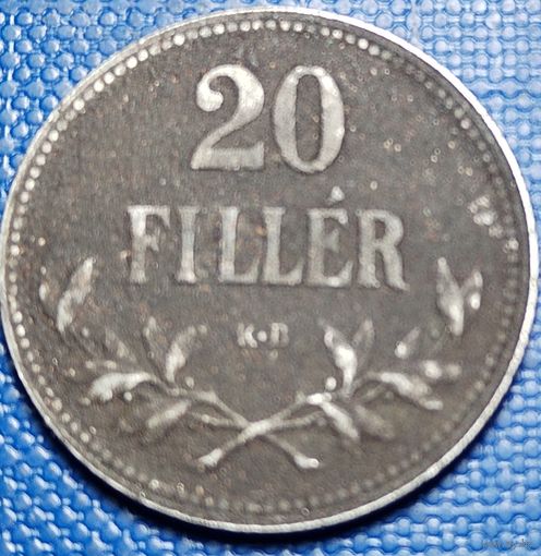 Венгрия 20 филлеров 1917 г.