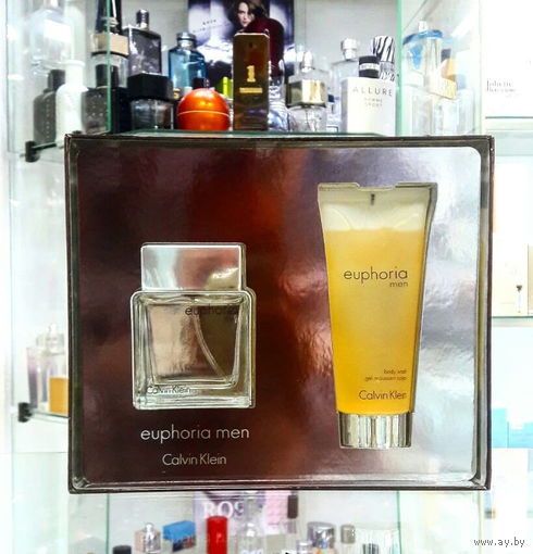 Calvin Klein EUPHORIA MEN - набор 50ml edt+100ml sh/g-50ml. edt.