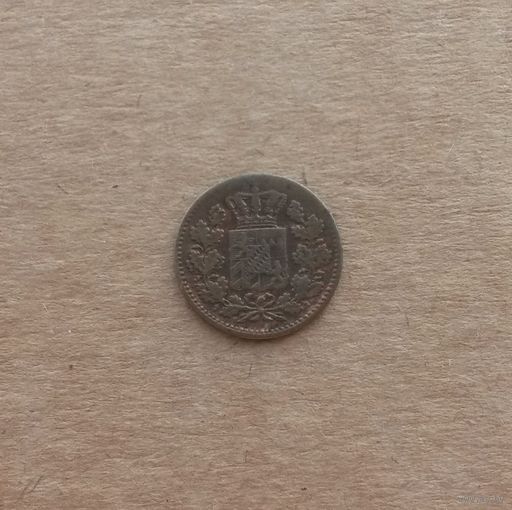 Бавария, 1 пфенниг 1860 г.