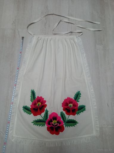 Фартук,  передник старинный вышитый