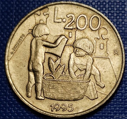 Сан - Марино 200 лир 1995 г.