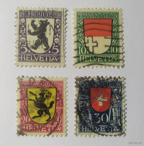 ШВЕЙЦАРИЯ\1331\Стандарт Гербы Геральдика 1924